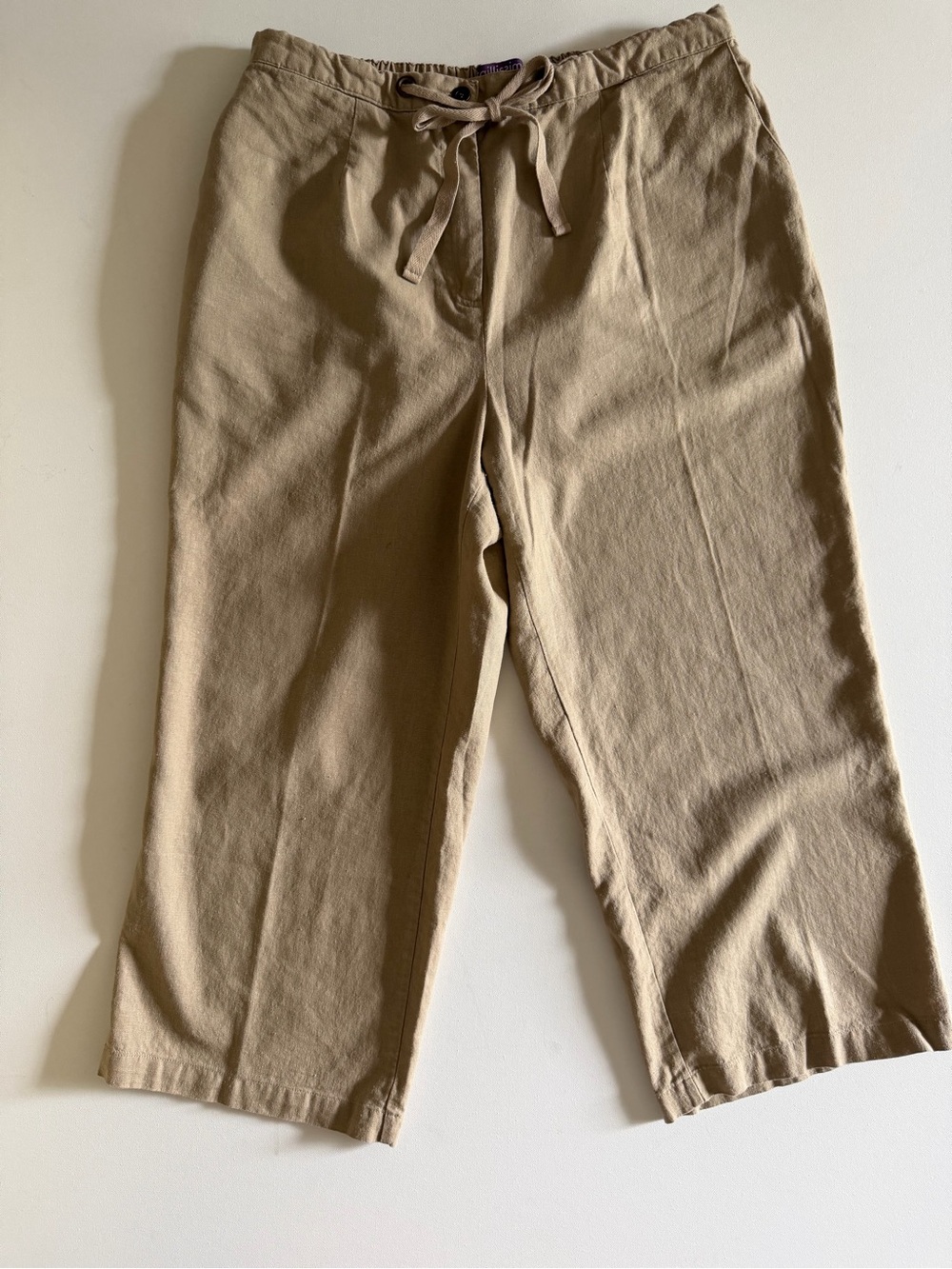 Taillissime La Redoute Linen Blend Crop Pants 18W